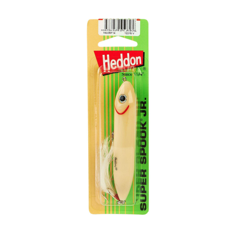 Heddon Super Spook Topwater Lure Bone color - side view