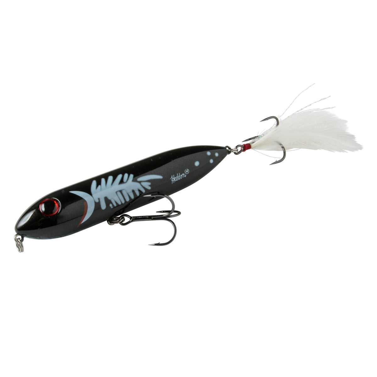 Heddon Super Zara Spook side view highlights the topwater profile for surface strikes
