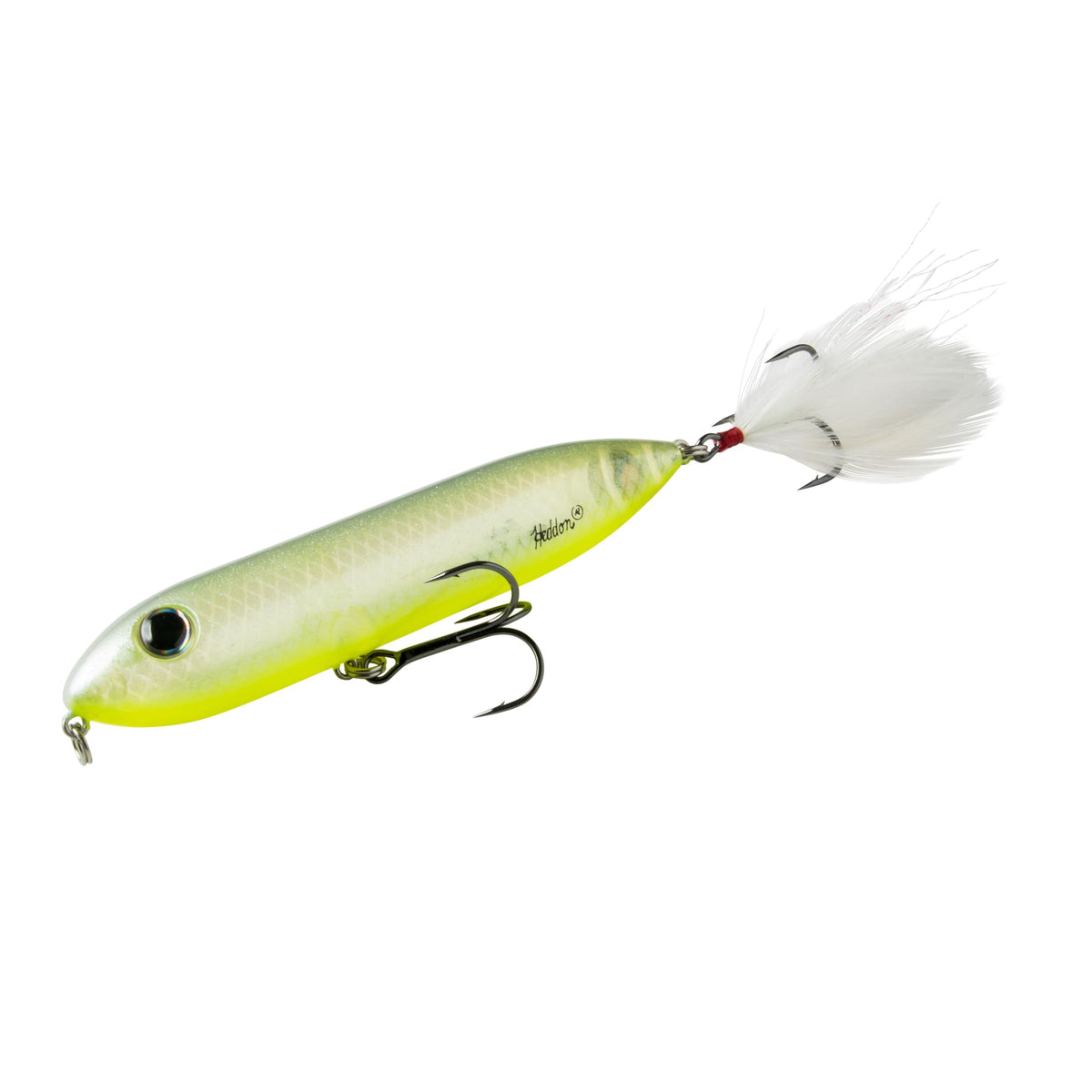 Heddon Super Zara Spook TK Hammer 4.5 front view shows silent walk-the-dog action for wary bass