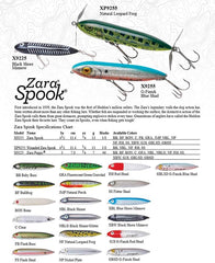 Bone Zara Spook lure casts easily with double hooks for secure catches