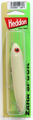 Heddon Zara Spook bone lure showing walk the dog action near surface