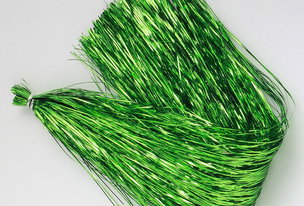 Hedron Flashabou Original strand for fly tying enhances visibility and durability