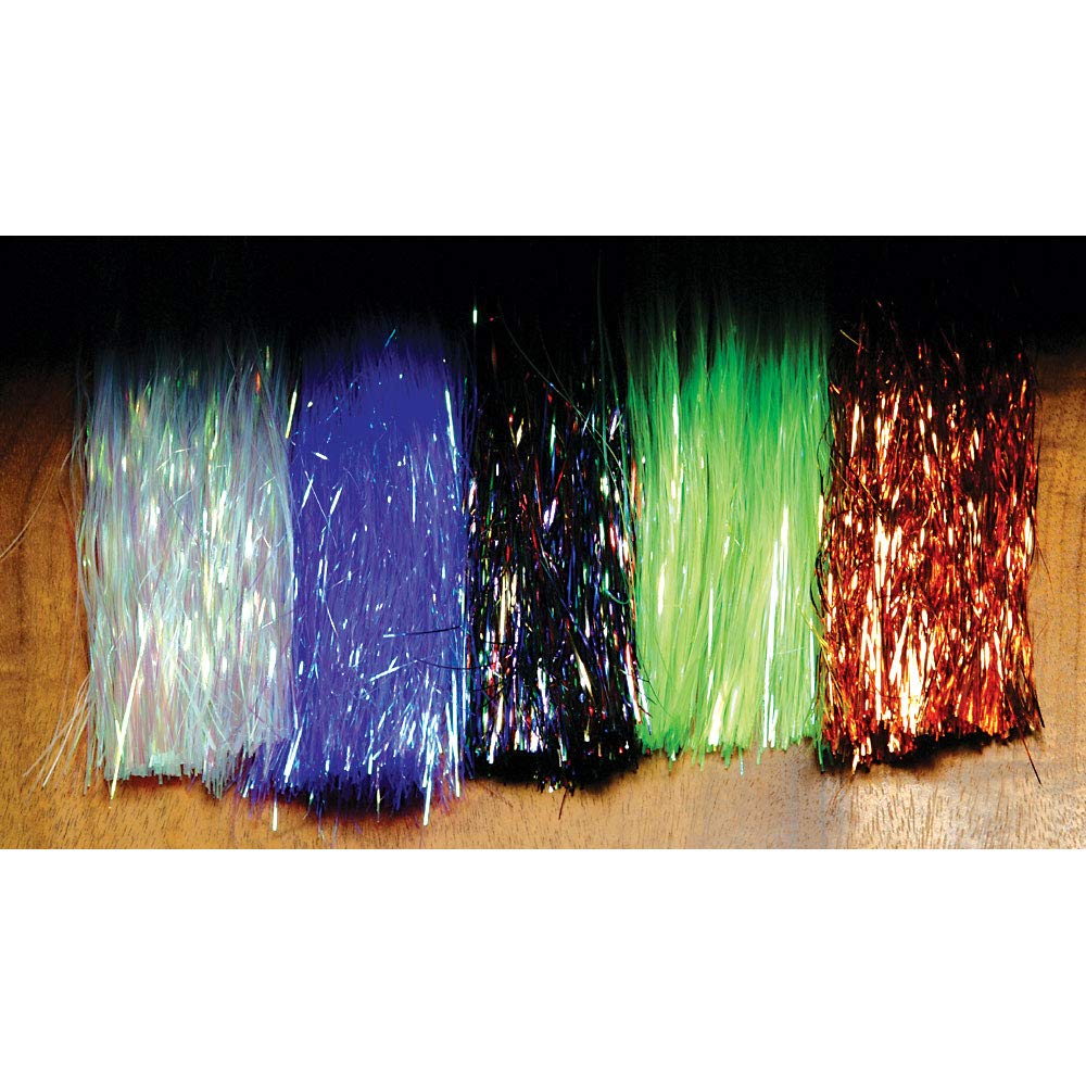 Hedron Original Flashabou Rainbow, metallic Mylar underwing accent for steelhead and Alaska patterns.