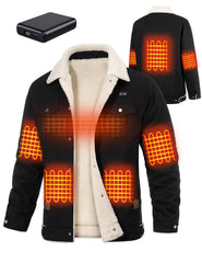 HEEKPEK heated jacket back heating zone for all-day warmth outdoors.