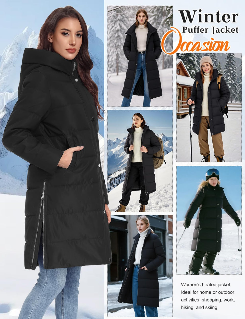 HEEKPEK jacket back view highlights full-body warmth coverage
