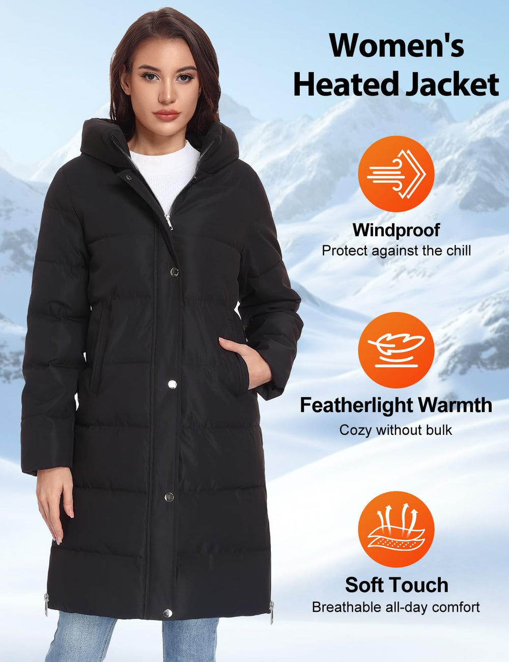 HEEKPEK hood plus zipper closure for secure wind seal