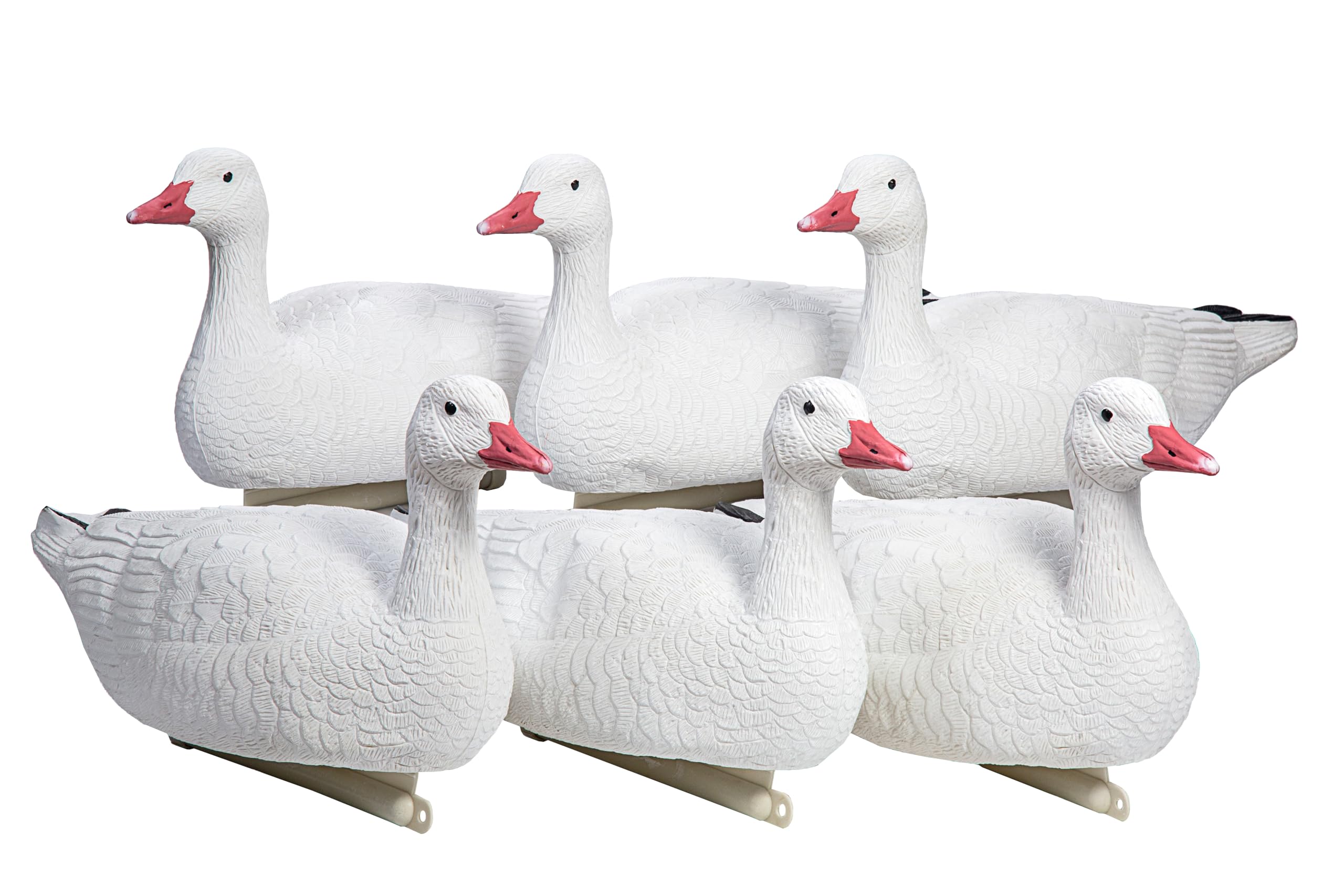 Heerweiyi goose decoys pack-6 foldable-base shows realistic plumage for convincing waterfowl setups.