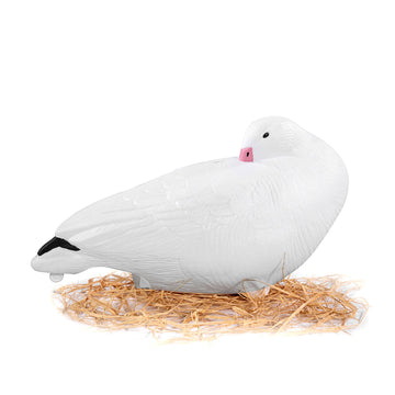 Heerweiyi Snow Goose Decoys 6 detailed feather craft, premium realism for field or display.