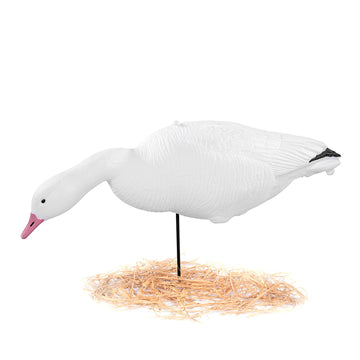 Heerweiyi Snow Goose Decoys 6 hair-dryer recovery, rapid full-rebound for reusable use.