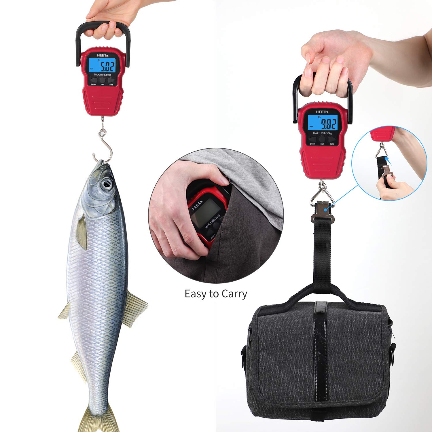 2 AAA batteries included powering the scale