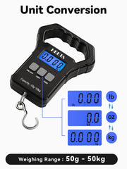 Side profile of HEETA fishing scale