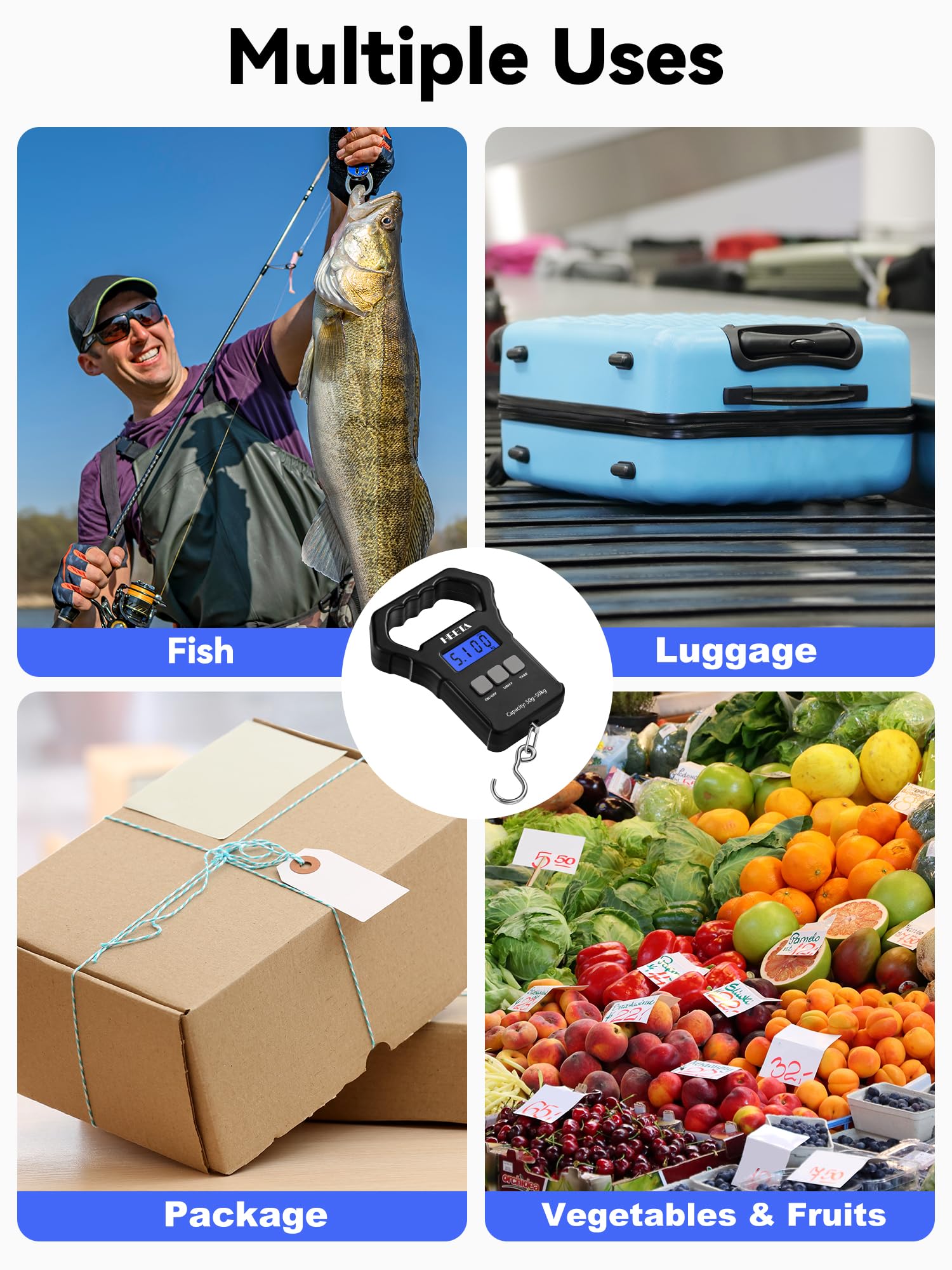 HEETA packaging box and included accessories
