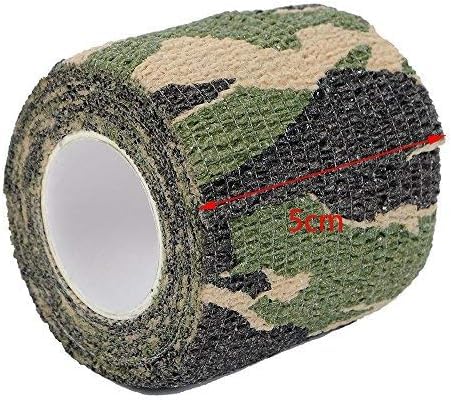 Heiegdr Self-Adhesive Camo Tape on bicycle frame for stealth wrap.