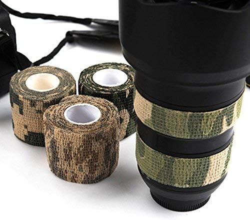 Heiegdr Self-Adhesive Camo Tape over bottles for protection.