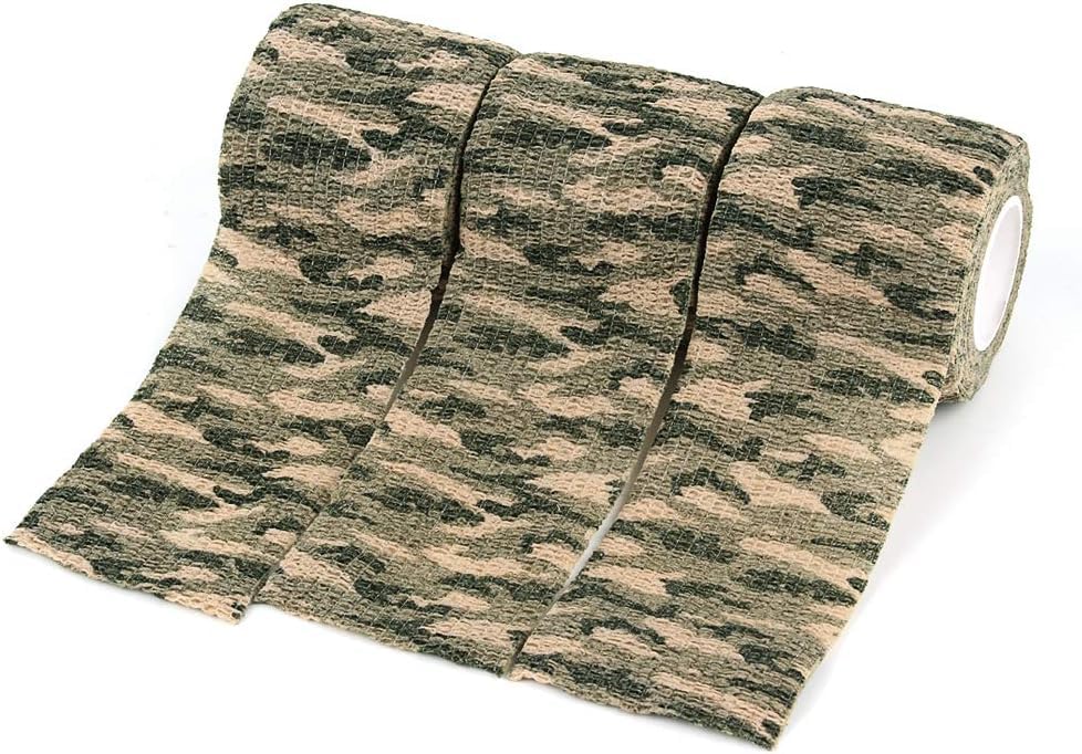 Heiegdr camo tape grass wrap on bottle for quick camouflage