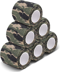 Heiegdr Self-Adhesive Camo Tape pack for woodland gear wrapping.