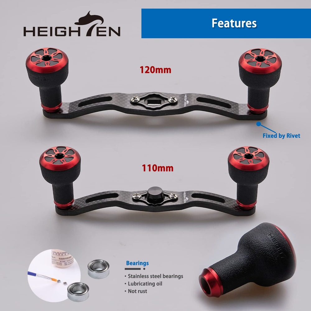 HEIGHTEN installation guide pack showing included nuts and bushing for quick upgrade.