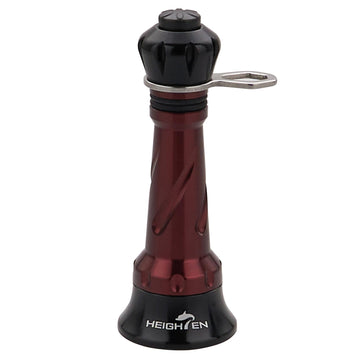 HEIGHTEN Reel Stand 38mm/48mm in red and black with hook keeper and Noctilucent Cap
