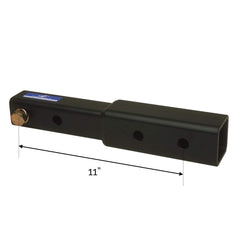 Heininger anti-wobble device stabilizes 2-inch hitch setups for secure racks.
