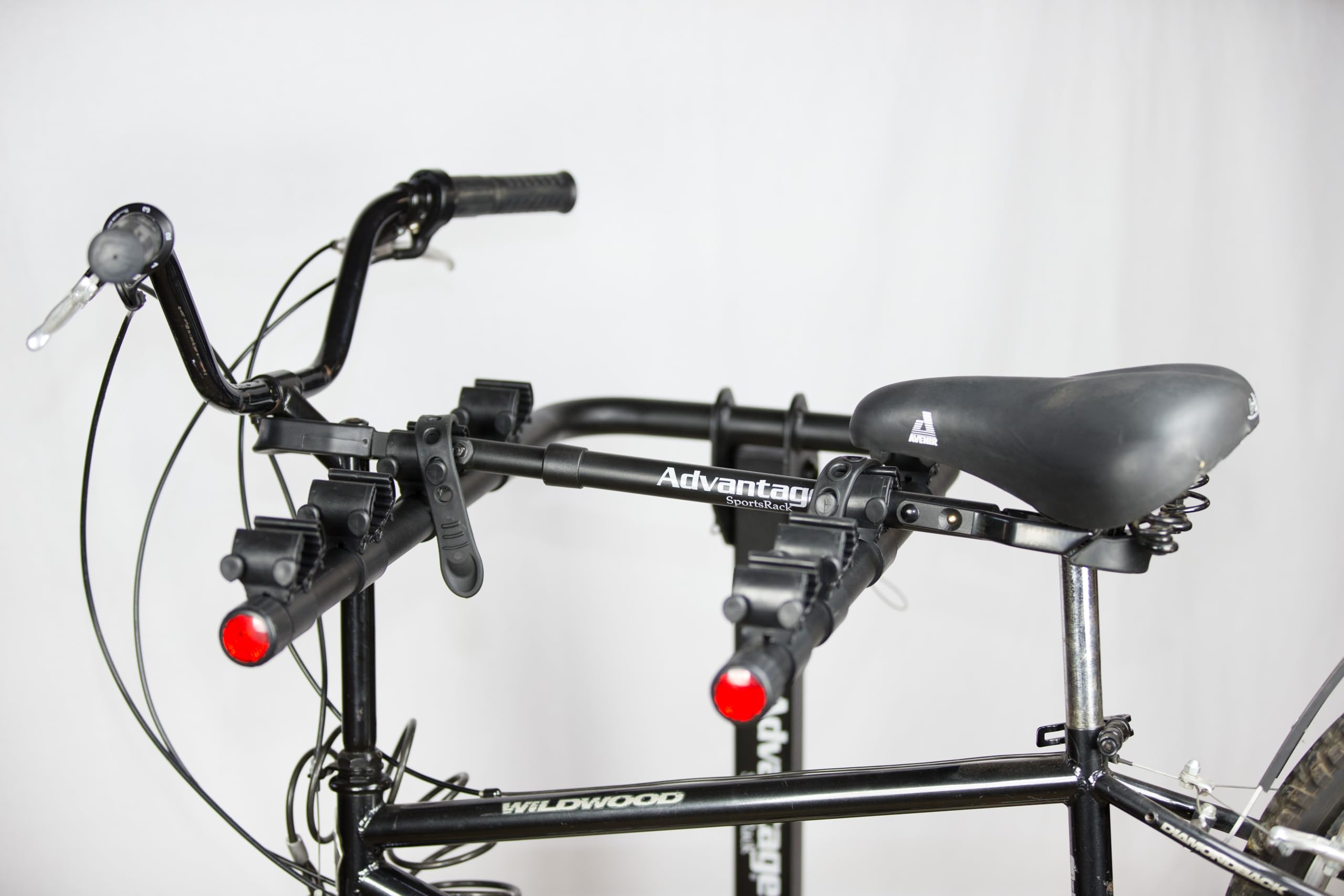One adapter secures a single bike on a hanging bike rack