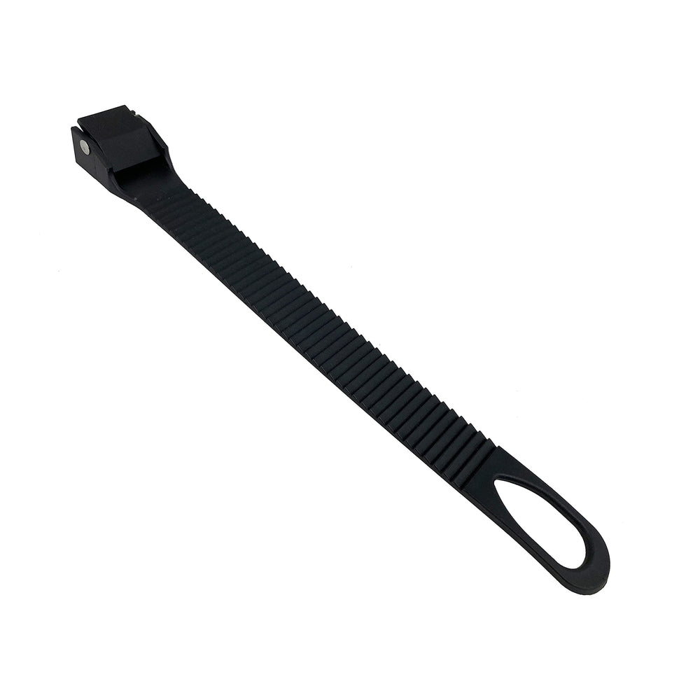 Extended length up to 10 inches on a rack helps fit larger wheels.