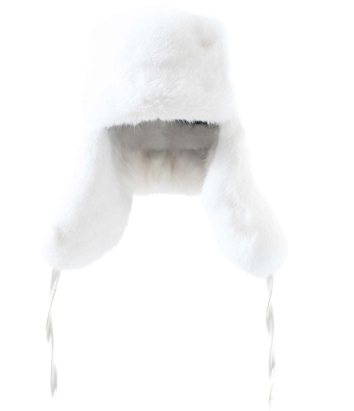 HEIZZI Ushanka authentic Russian rabbit fur closeup shows plush warmth for extreme cold