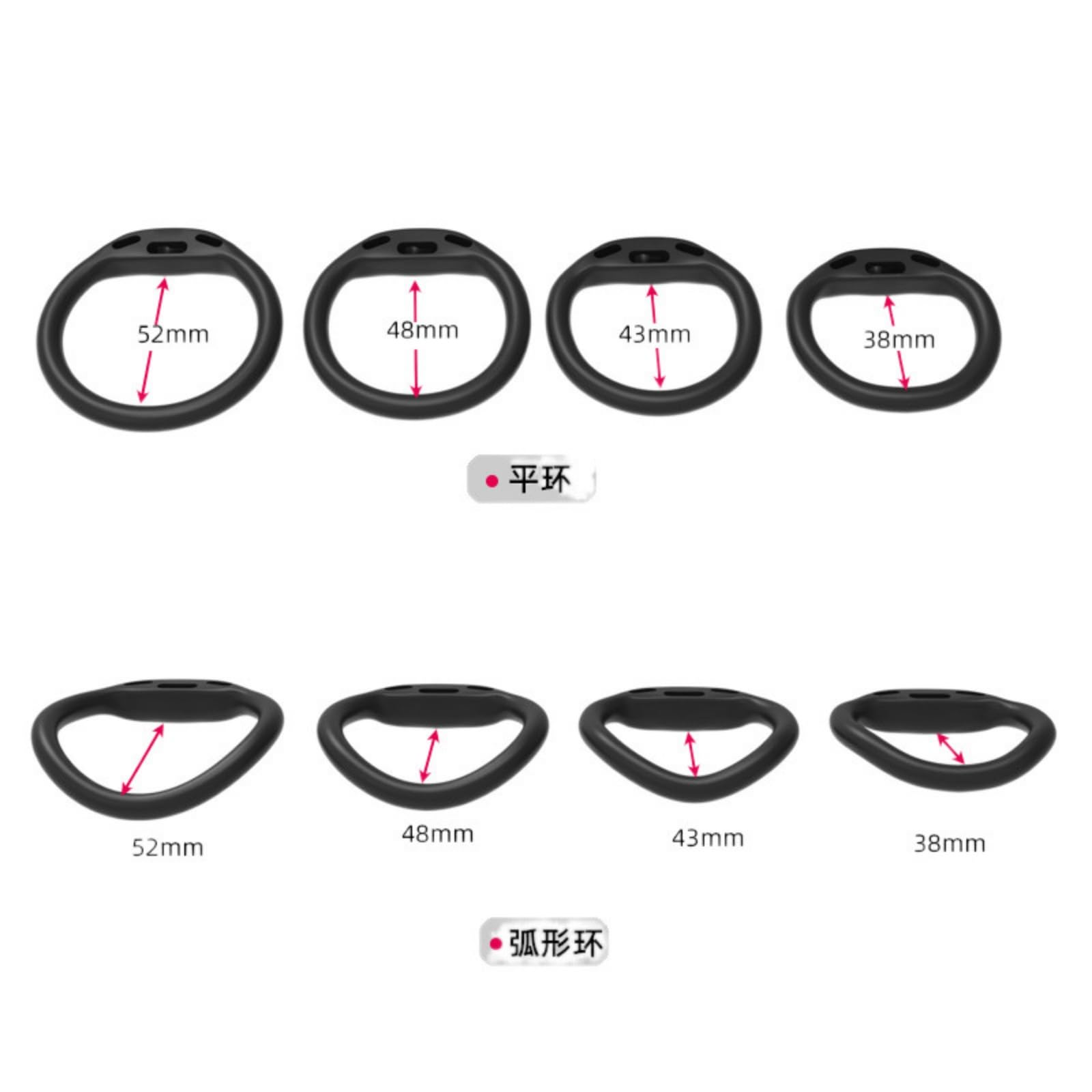 HELICORN embedded honeycomb cage 52mm perspective with carabiners demonstrates versatile fit