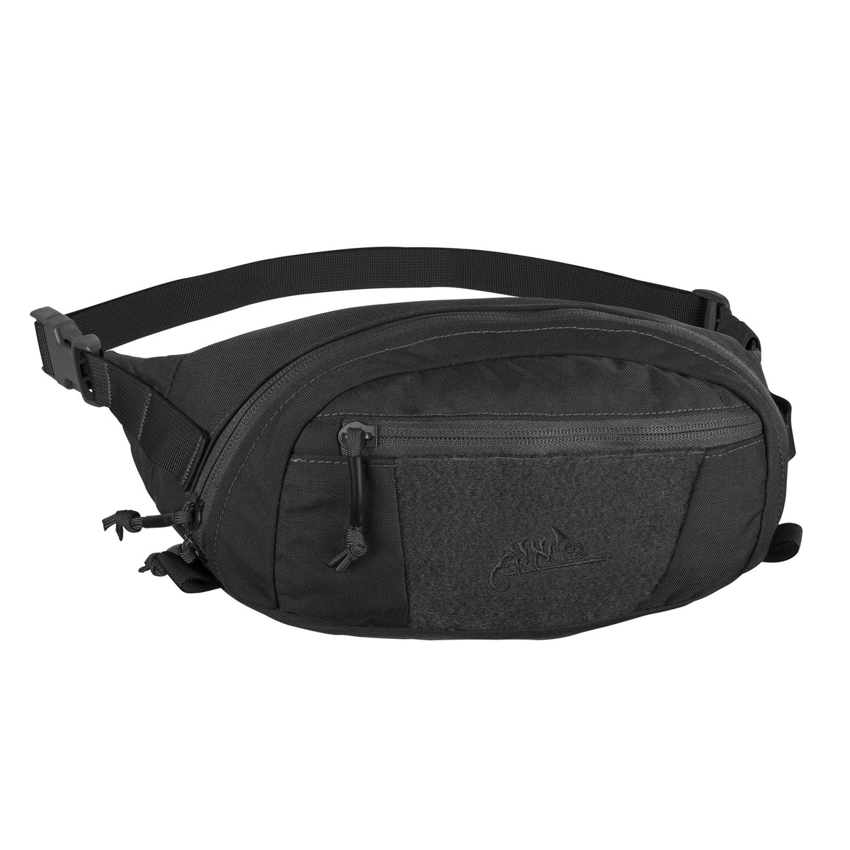 Helikon-Tex Bandicoot waist pack black main chamber ready to organize wallet, phone and essentials.