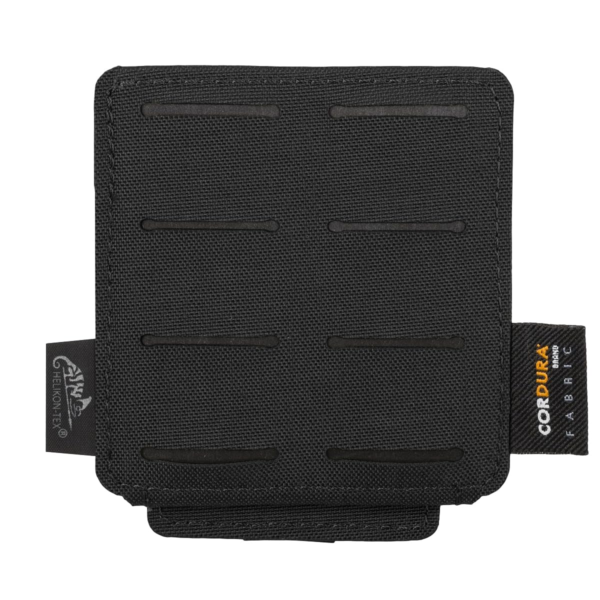 Helikon-Tex BMA Belt MOLLE Adapter 2 Black, front view, enables modular gear on a duty belt.