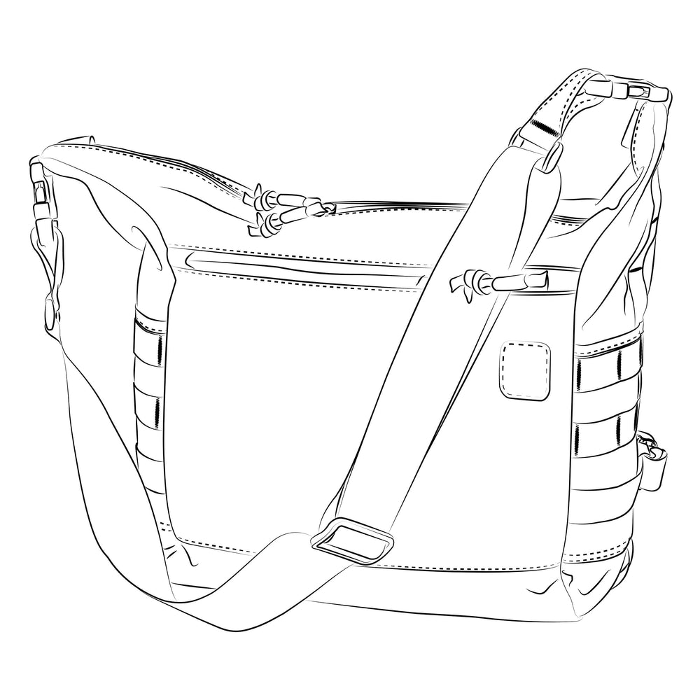 Helikon-Tex Bushcraft Satchel compact size and light weight