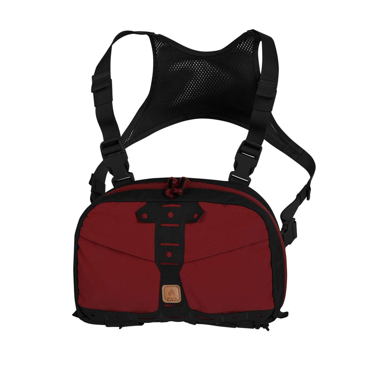 Helikon-Tex Numbat chest pack front view with quick-access pockets for field essentials.