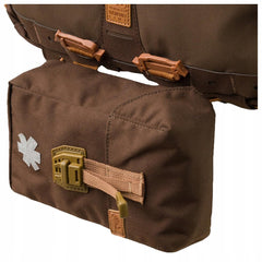 Organized compartments in Helikon-Tex Bushcraft kit for dressings and bandages