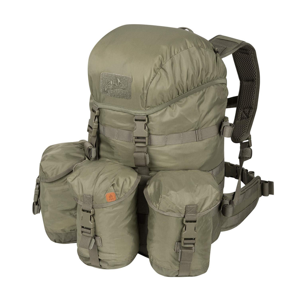 Helikon-Tex Matilda backpack front view showing 35L capacity for daily use.