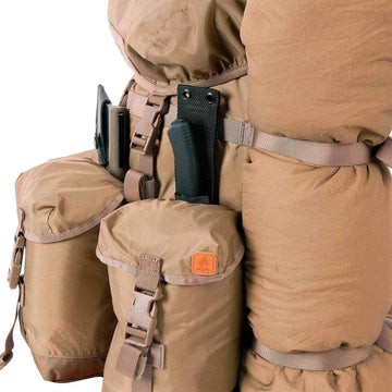 Helikon-Tex Matilda zippered flap pockets for organized storage.