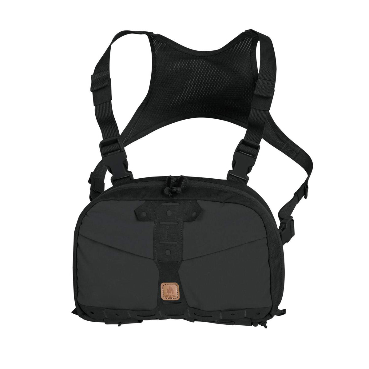 Helikon-Tex Numbat chest pack front view with VersaStretch pockets for quick access.