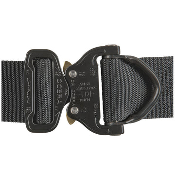 Helikon-Tex Patrol Line Cobra Belt FX38 close-up buckle highlights high-strength release