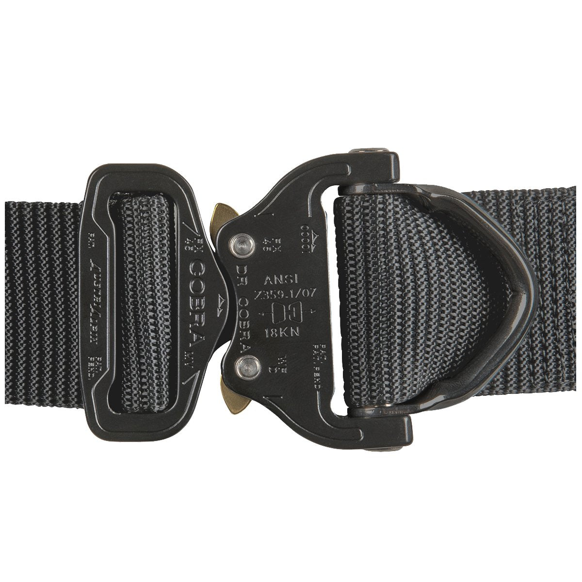 Helikon-Tex Patrol Line Cobra D-Ring Belt FX38 showing the D-Ring attachment for gear.