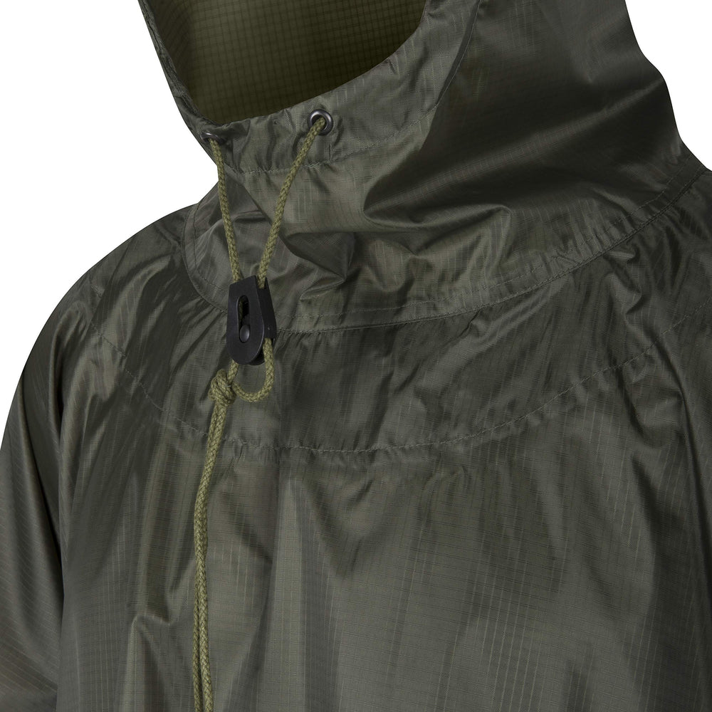 Helikon-Tex poncho shadow grey edge with press studs and eyelets for quick setup