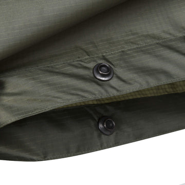 Helikon-Tex poncho shadow grey stabilized cord for secure fit in wind