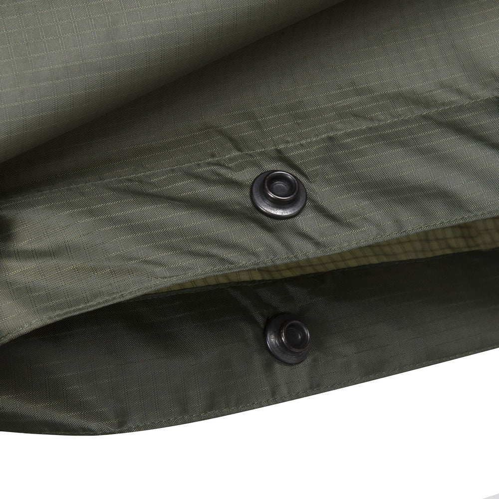 Helikon-Tex poncho shadow grey stabilized cord for secure fit in wind