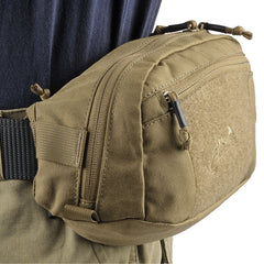 Helikon-Tex Possum waist pack black back view highlighting slim profile
