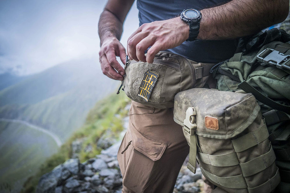 Helikon-Tex Possum waist pack black strap attachment illustrating detachable belt