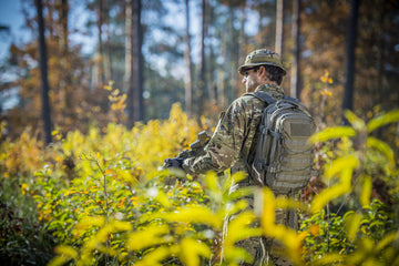Helikon-Tex Raccoon Mk2 back panel showing breathable 3D mesh for all-day comfort