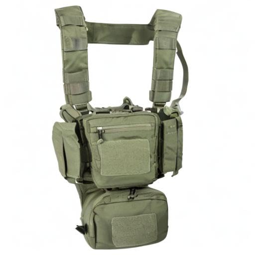 Helikon-Tex Range Line olive green full setup ready for modular missions.