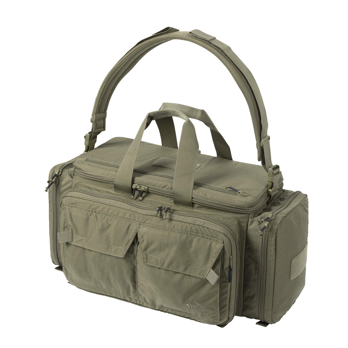Helikon-Tex Rangemaster Gear Bag front view in adaptive green for range use