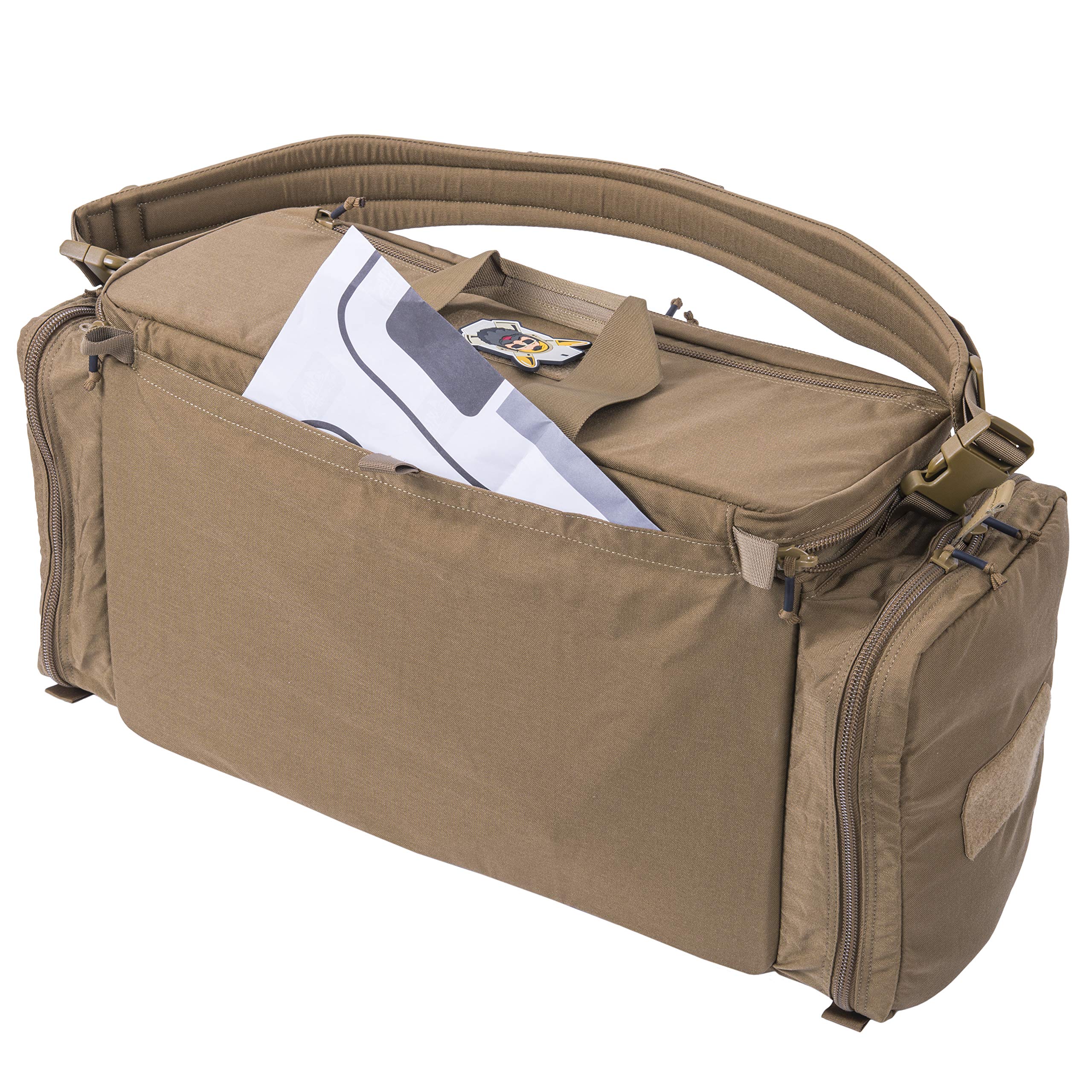 Helikon-Tex Rangemaster Gear Bag Multicam interior dividers enable flexible configuration.