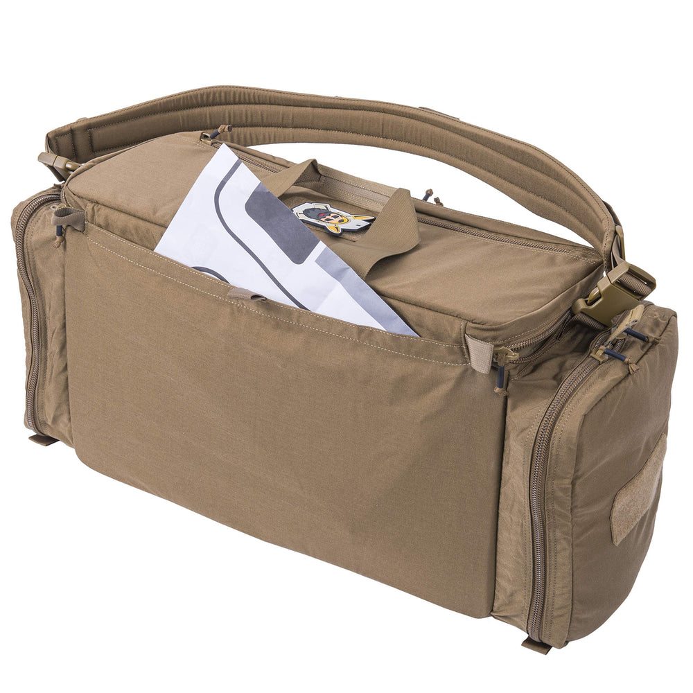 Helikon-Tex Rangemaster Gear Bag Multicam interior dividers enable flexible configuration.