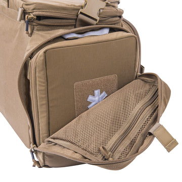 Helikon-Tex Rangemaster Gear Bag Shadow Grey dirty pocket for used items.