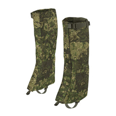 Helikon-Tex Snowfall Long Gaiter front Velcro closure keeps snow out and boots dry.