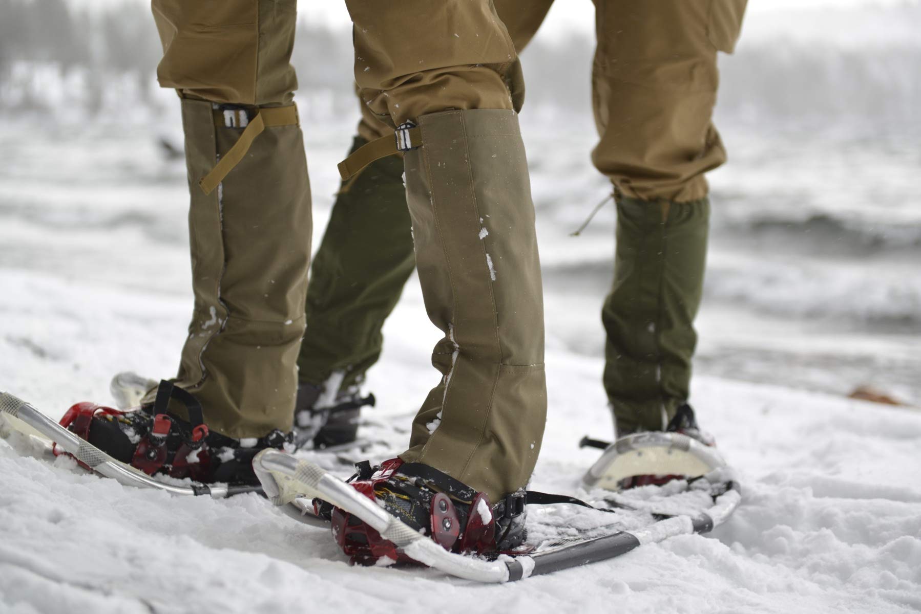 Helikon-Tex Snowfall Long Gaiter Versastretch back panel wicks moisture for comfortable wear.